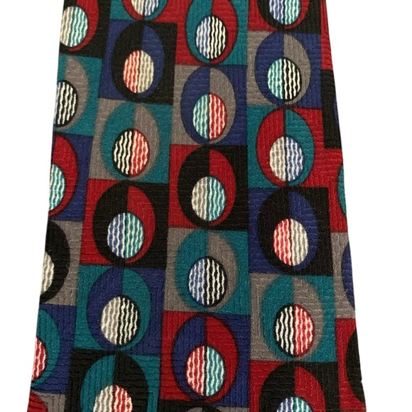 Streets Ltd. Design group 100% silk vibrant, art deco tie excellent condition. - Picture 1 of 4